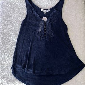 JOLT Blue Lace Tank-Top NWT